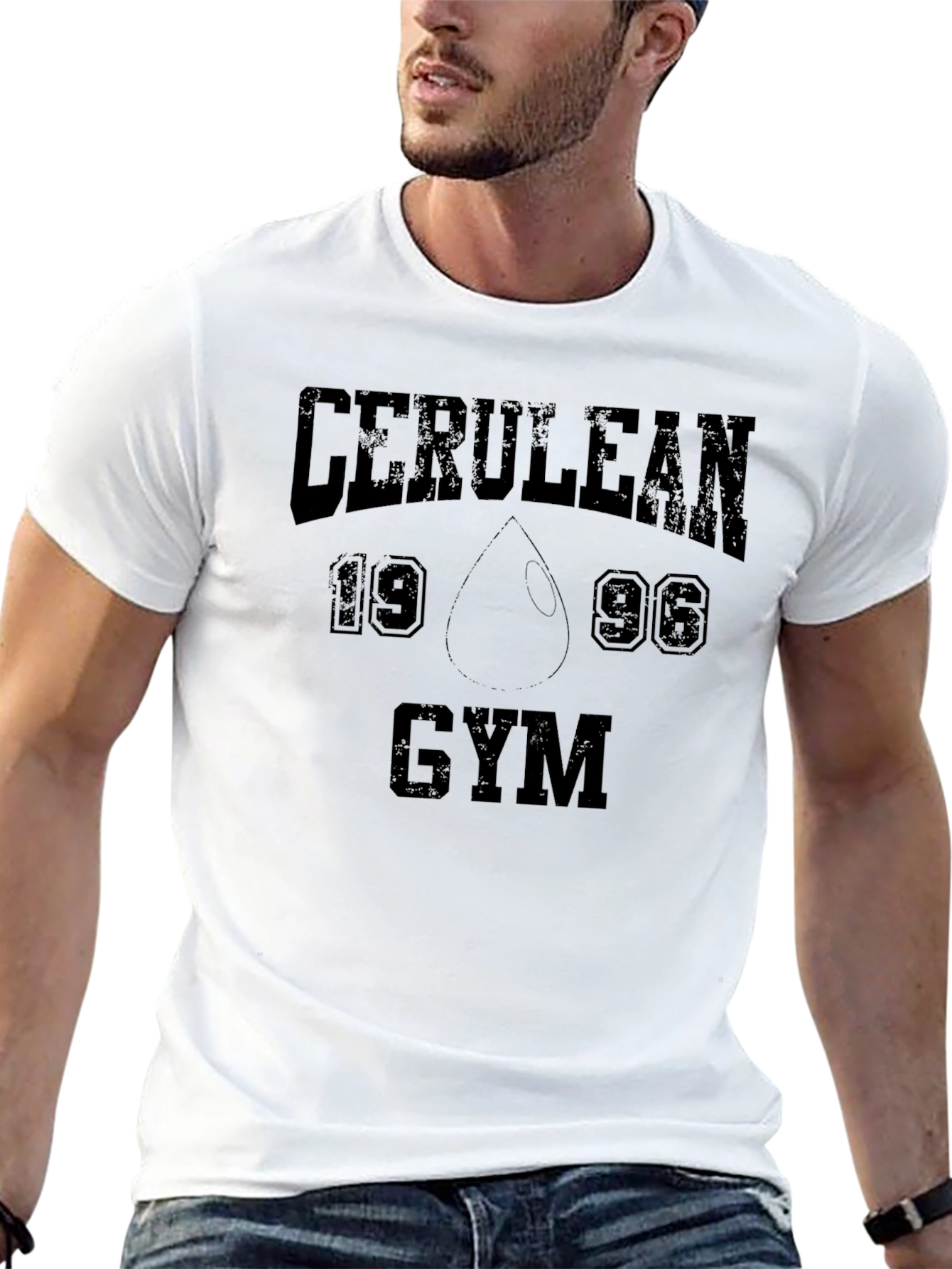 Cerulean Gym T-Shirt - Black Cotton Tee