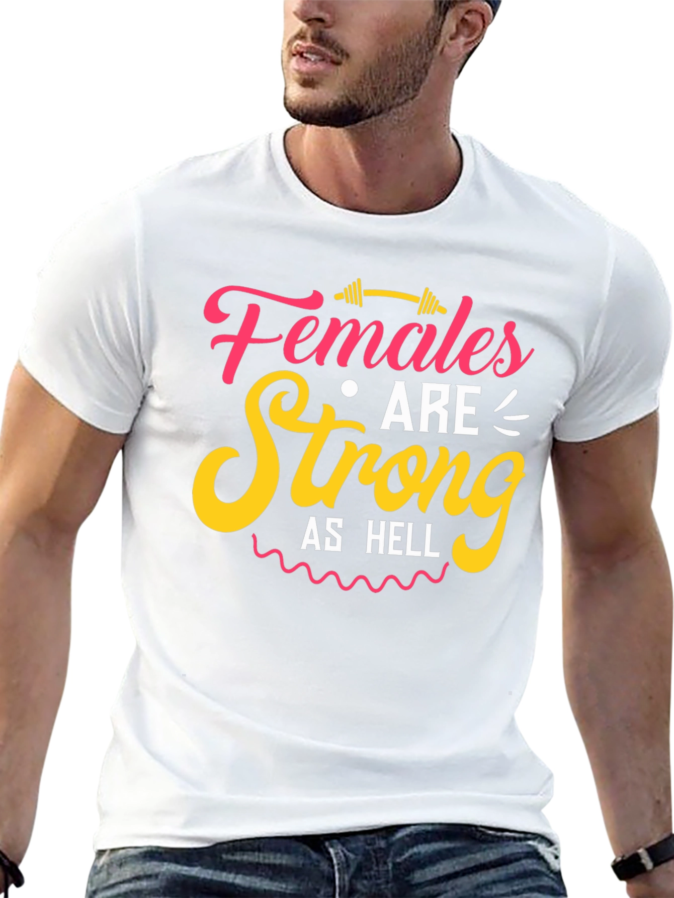 Females are Strong as Hell Graphic Tee