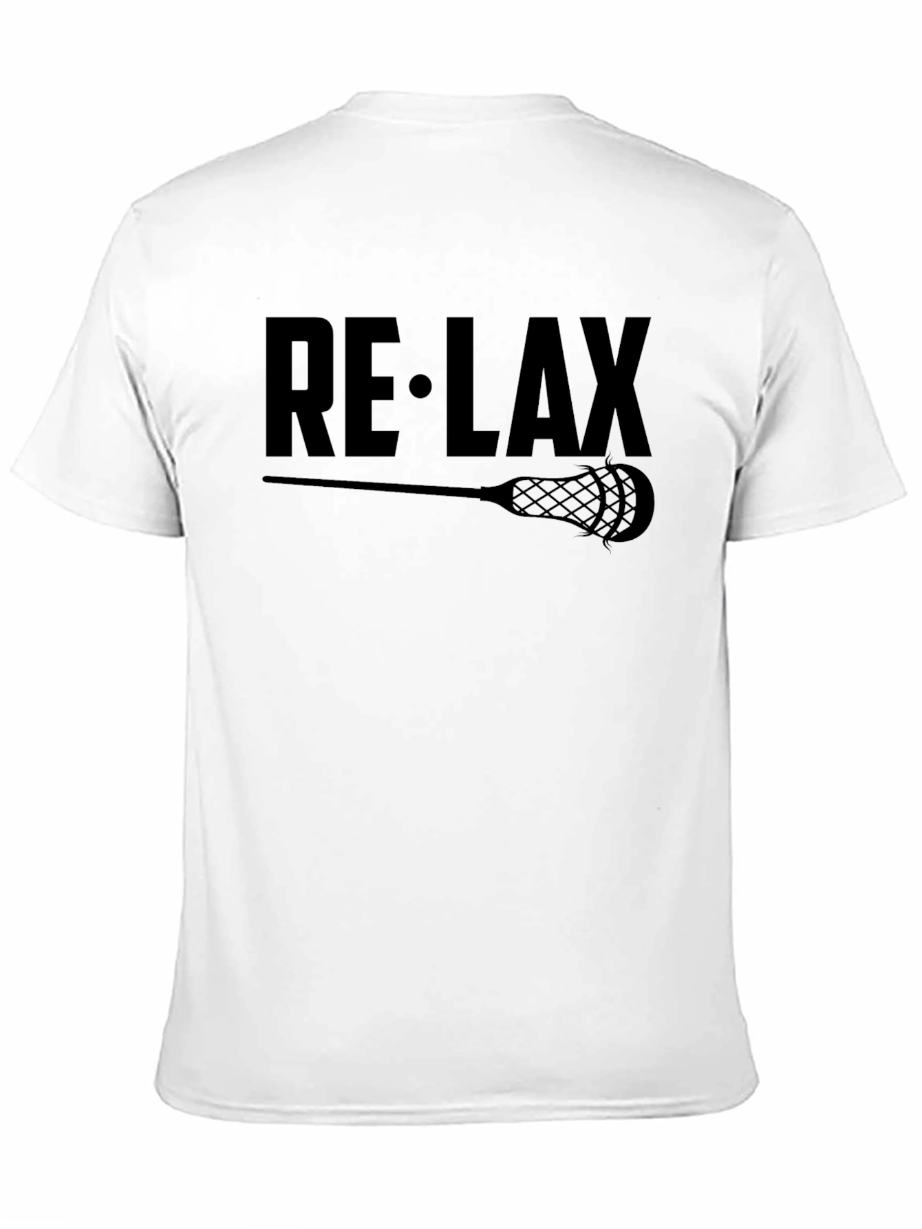 RE-LAX Lacrosse Graphic T-Shirt - Black