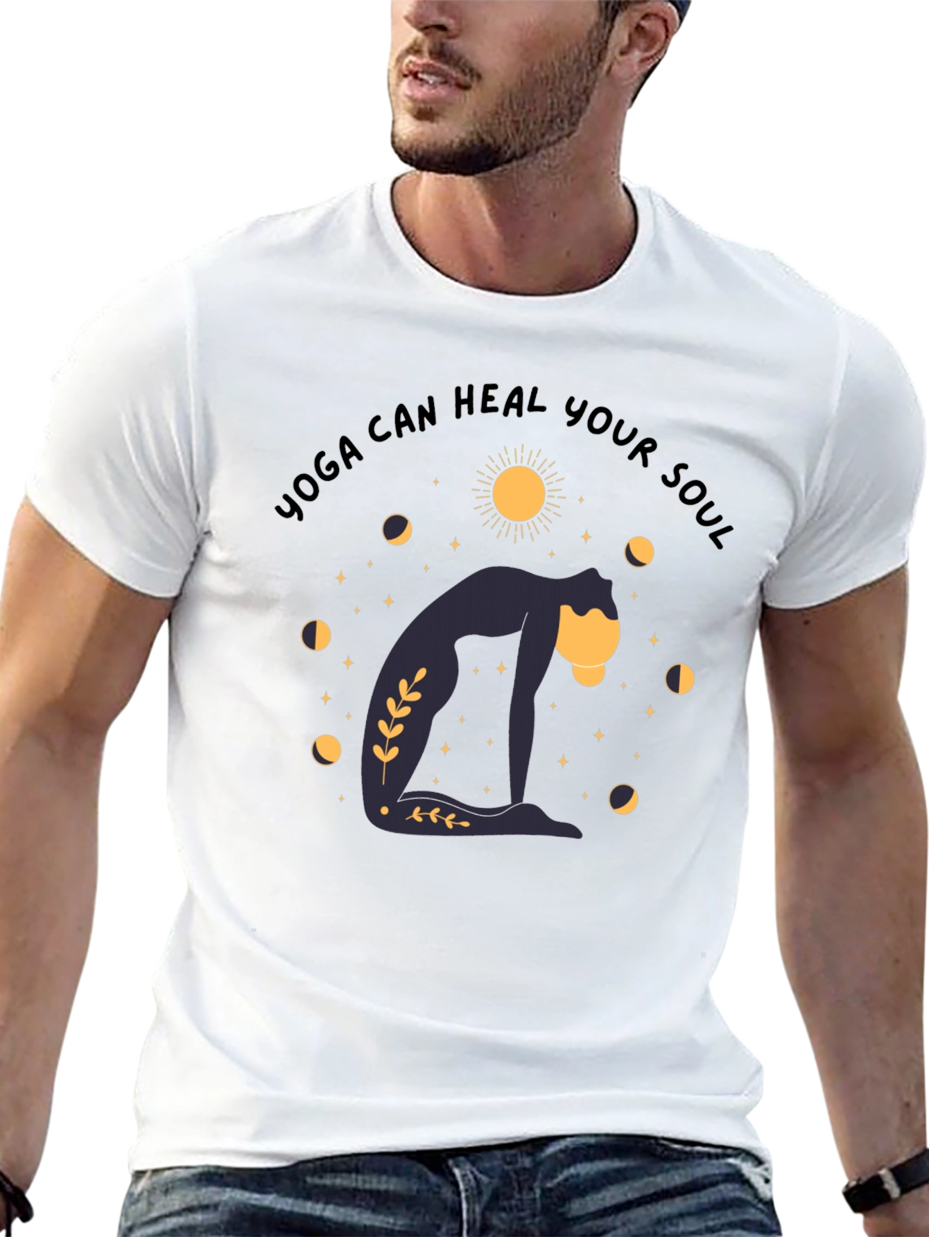 Yoga Can Heal Your Soul Graphic T-Shirt
