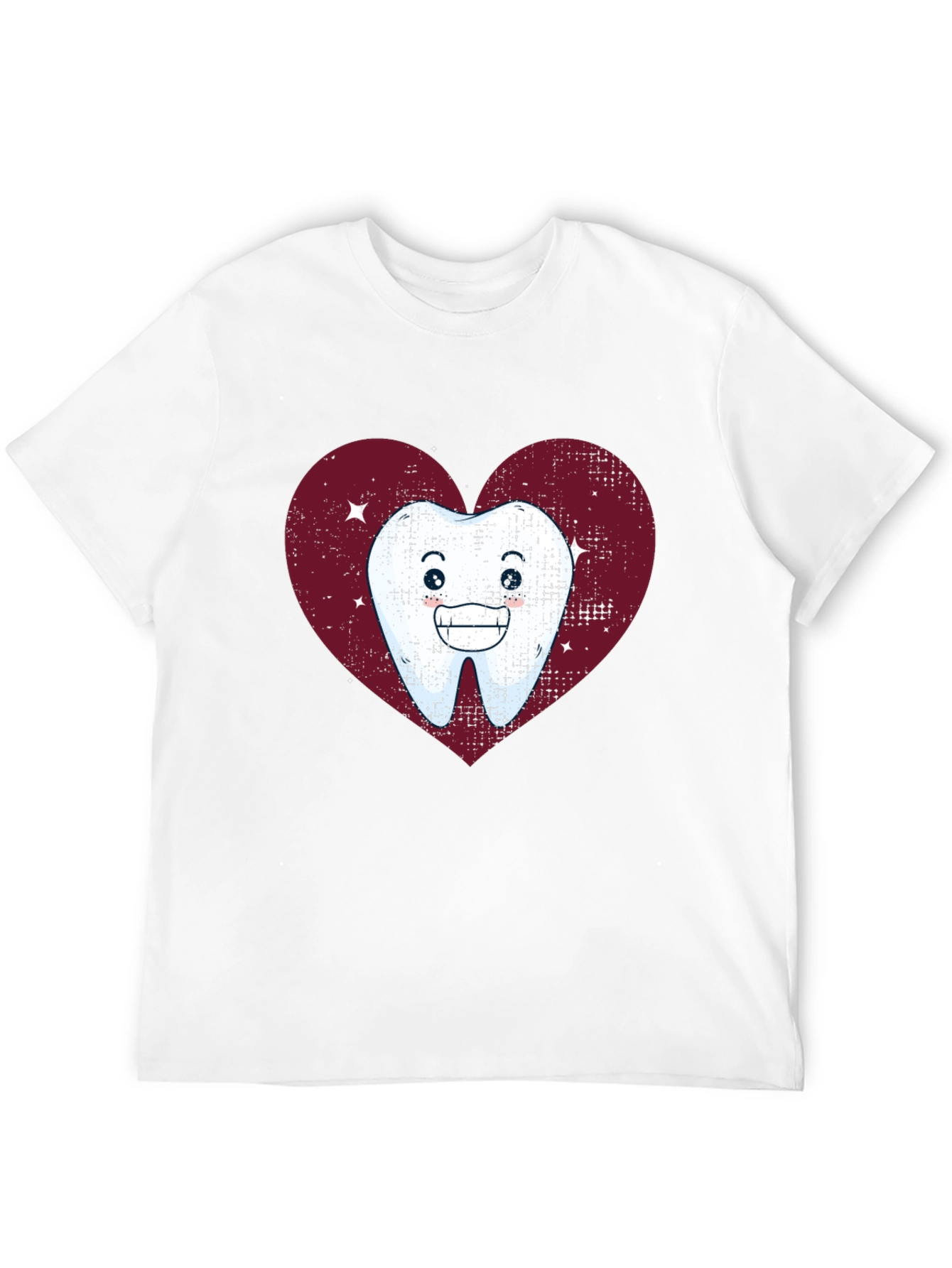Cute Tooth Heart T-Shirt - Dental Humor Tee