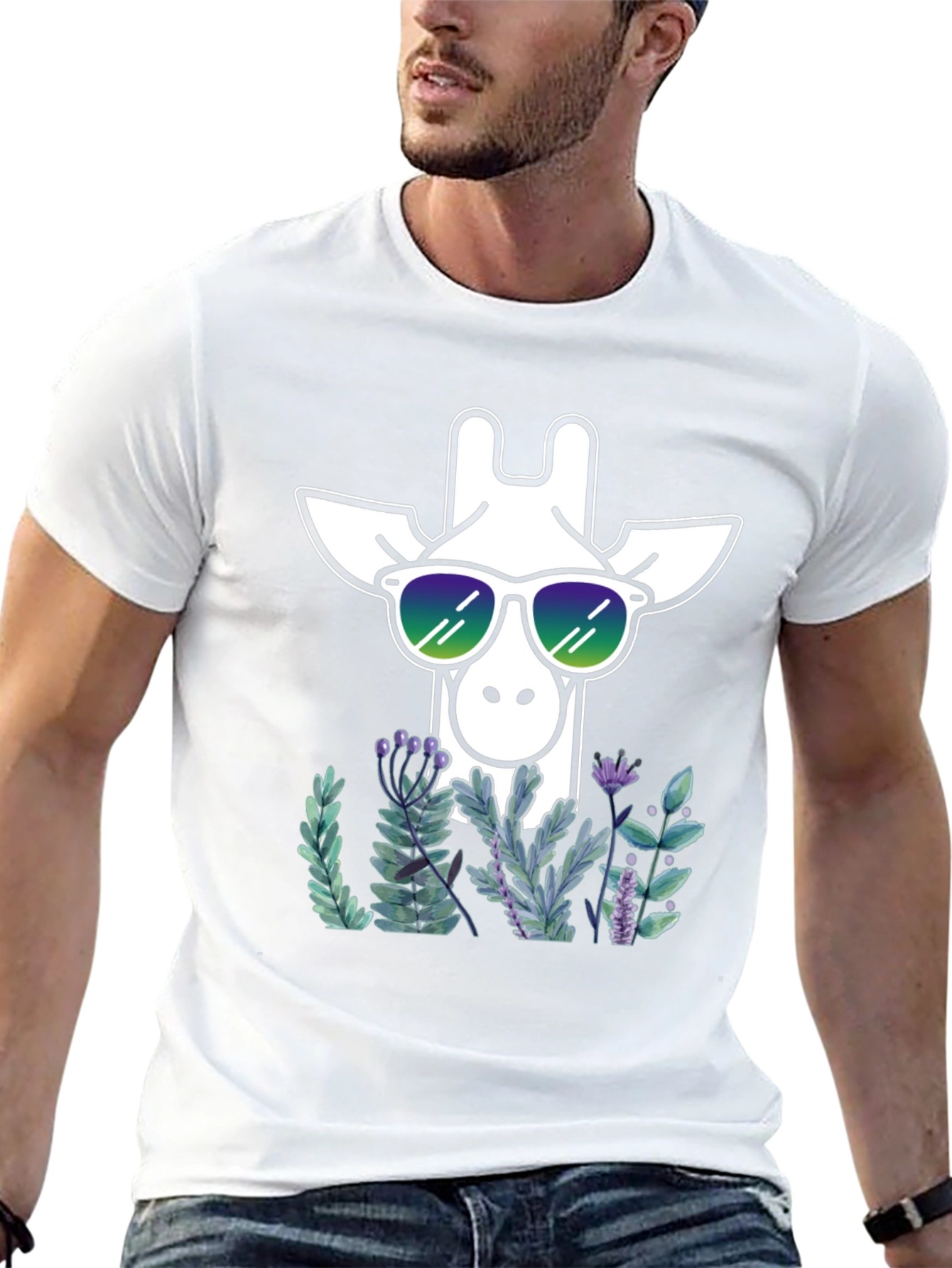Cool Giraffe Graphic Tee