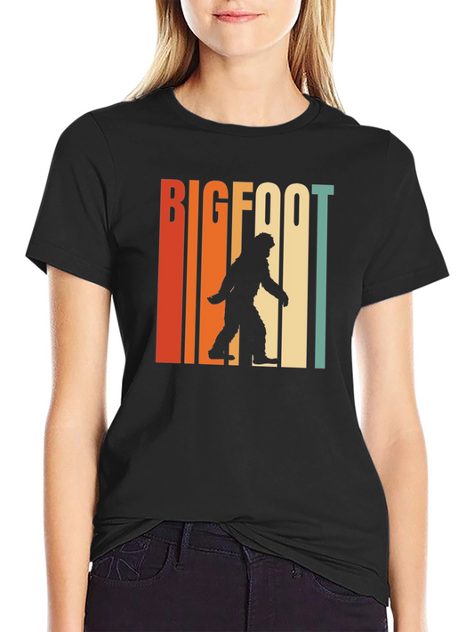 Bigfoot Retro Graphic Tee - Mens Black T-Shirt