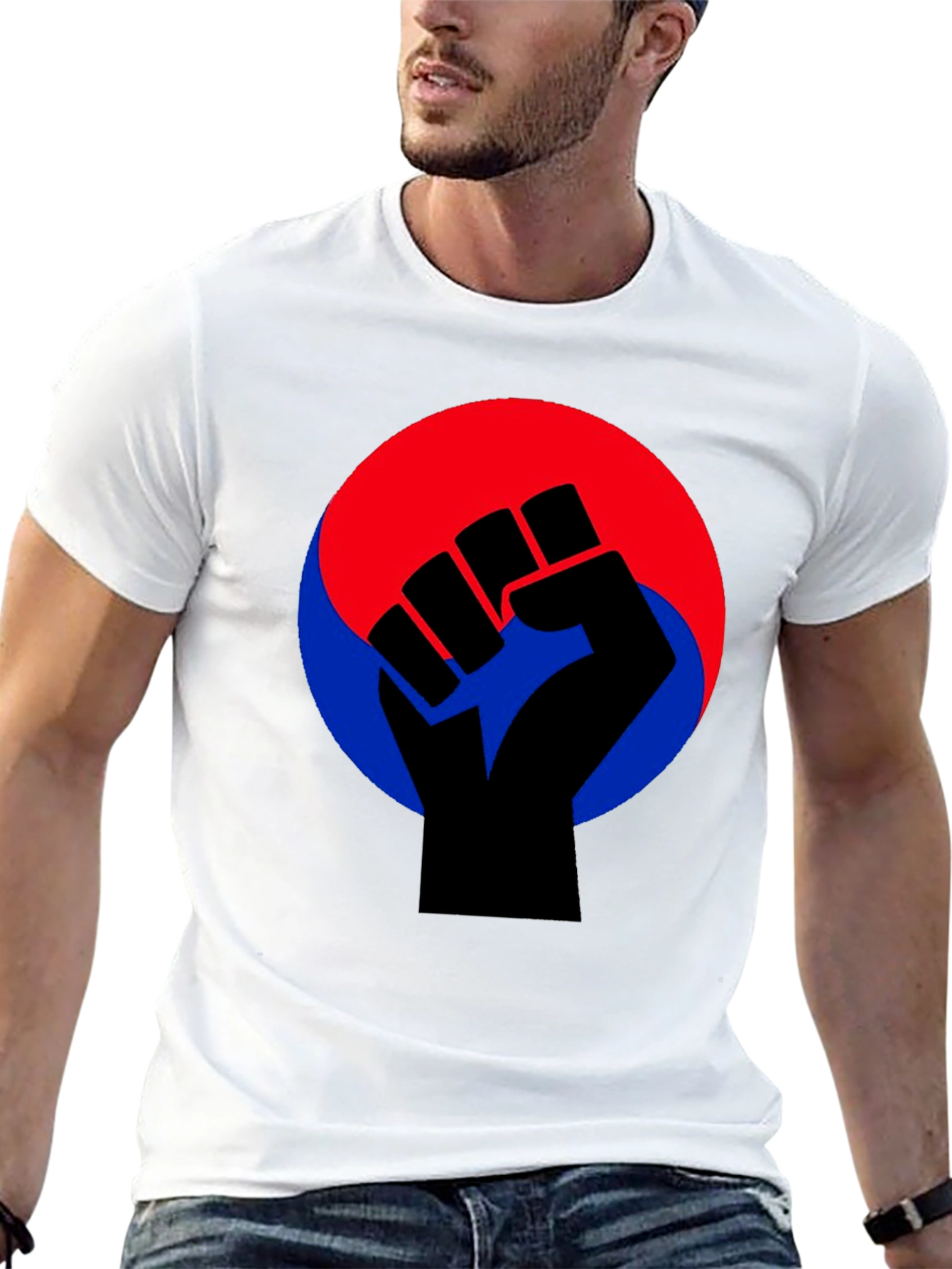 Black Power Fist Graphic Tee