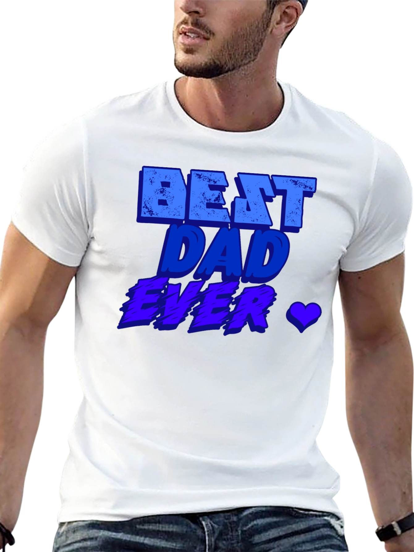 Best Dad Ever Graphic T-Shirt - Fathers Day Gift
