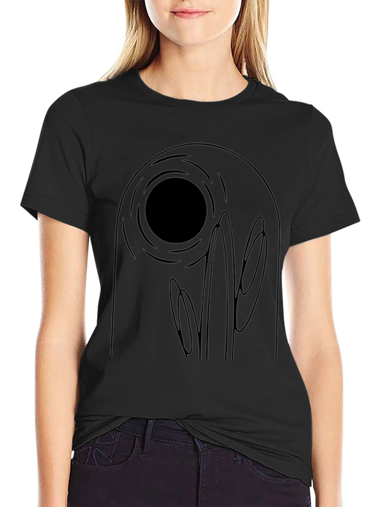 Abstract Black Graphic Tee - Unique Design