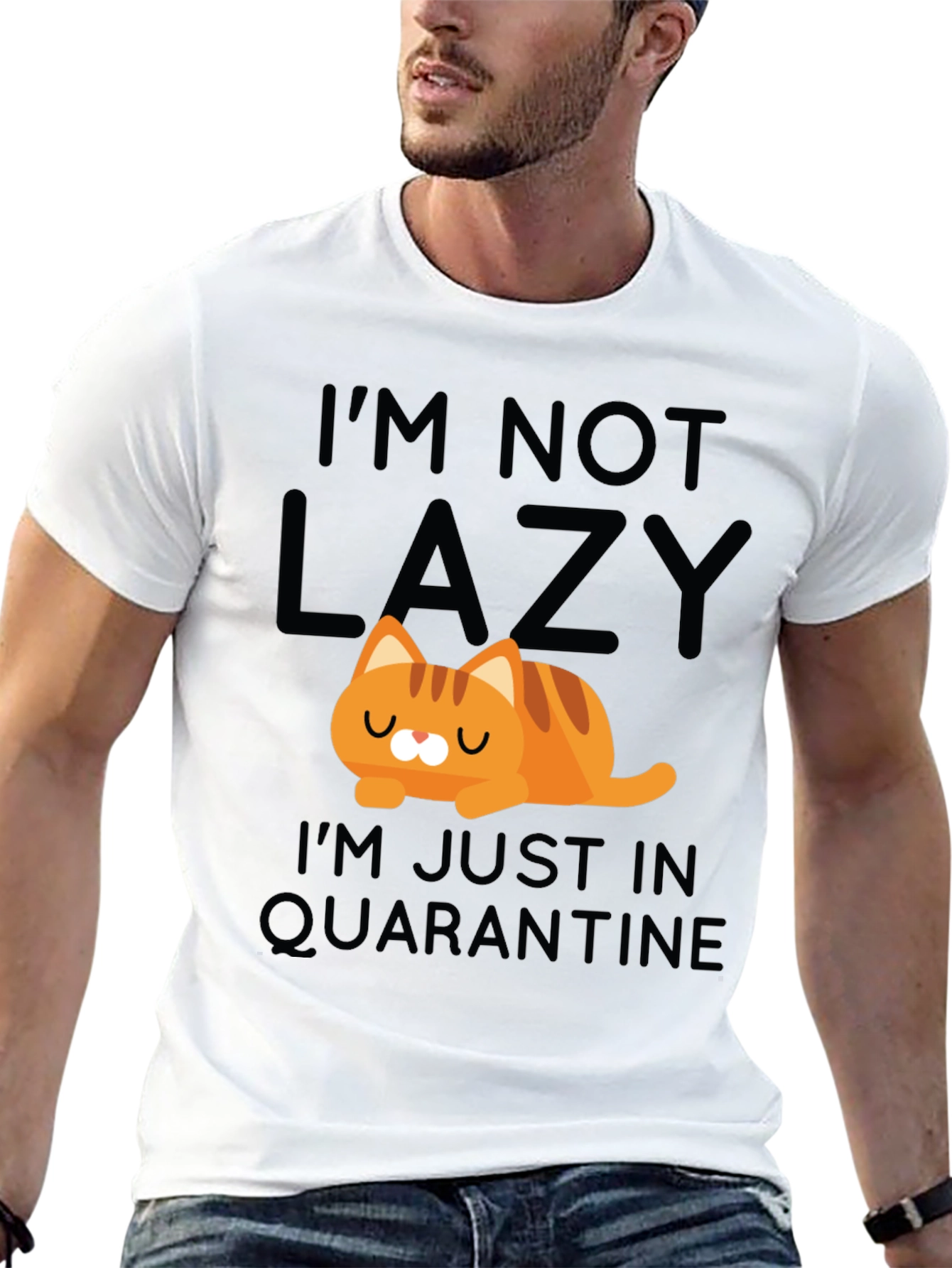 Funny Cat Quarantine T-Shirt