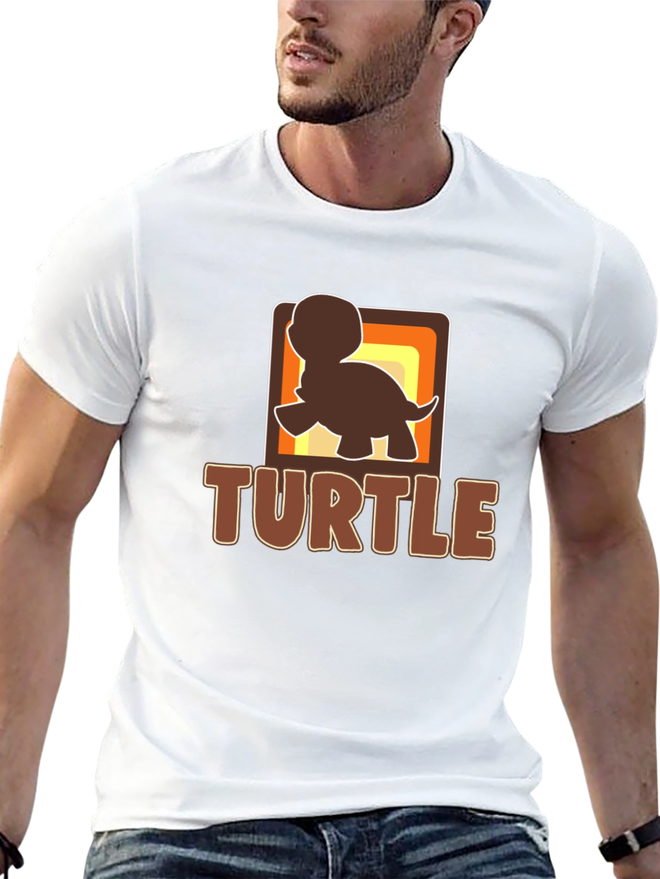 Retro Turtle Graphic T-Shirt