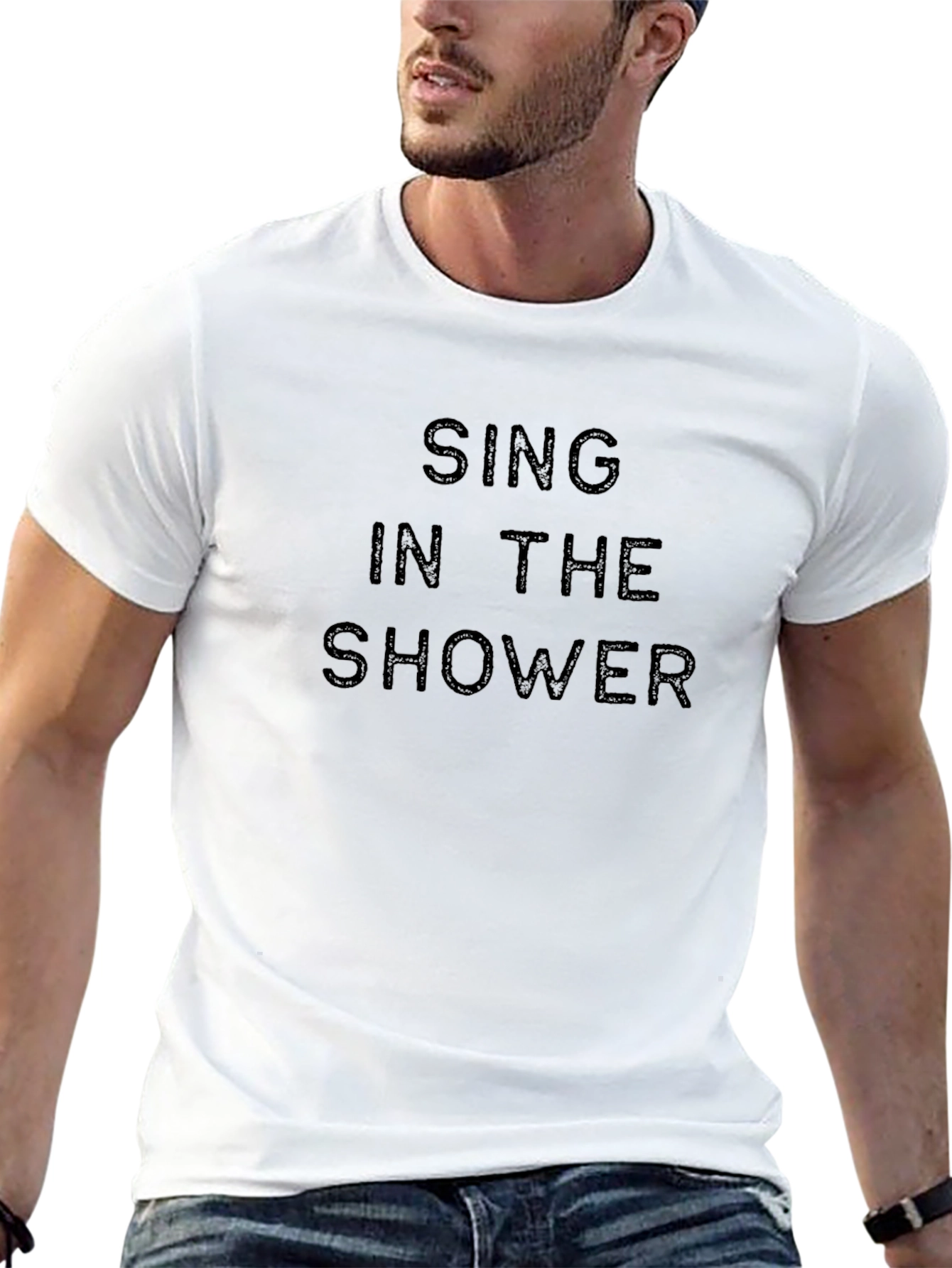 Sing in the Shower Black T-Shirt