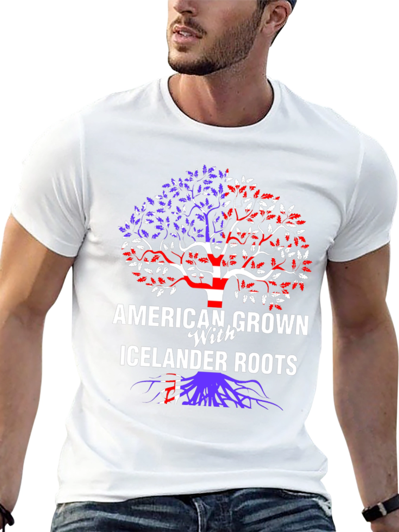 American Grown with Islander Roots T-Shirt