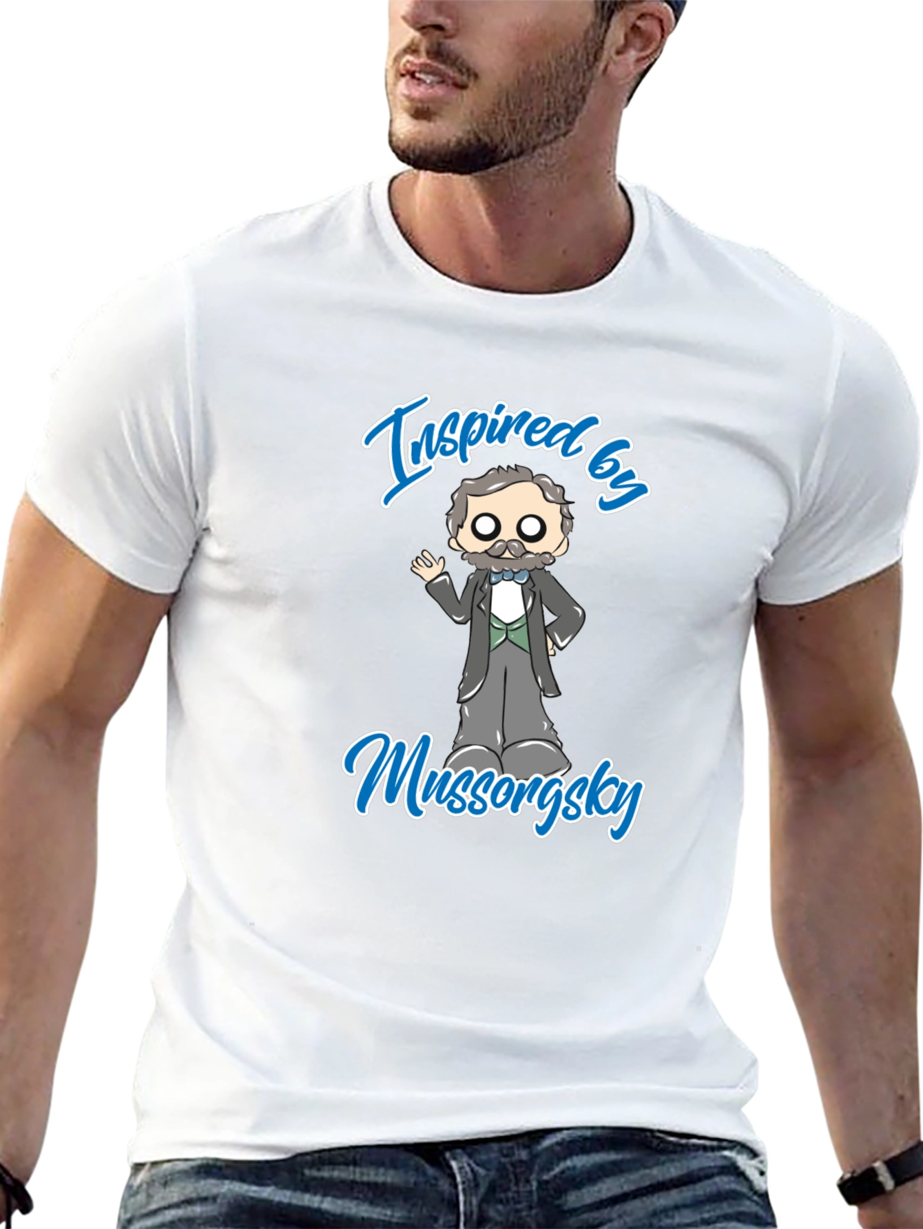 Inspired by Mussorgsky Black T-Shirt