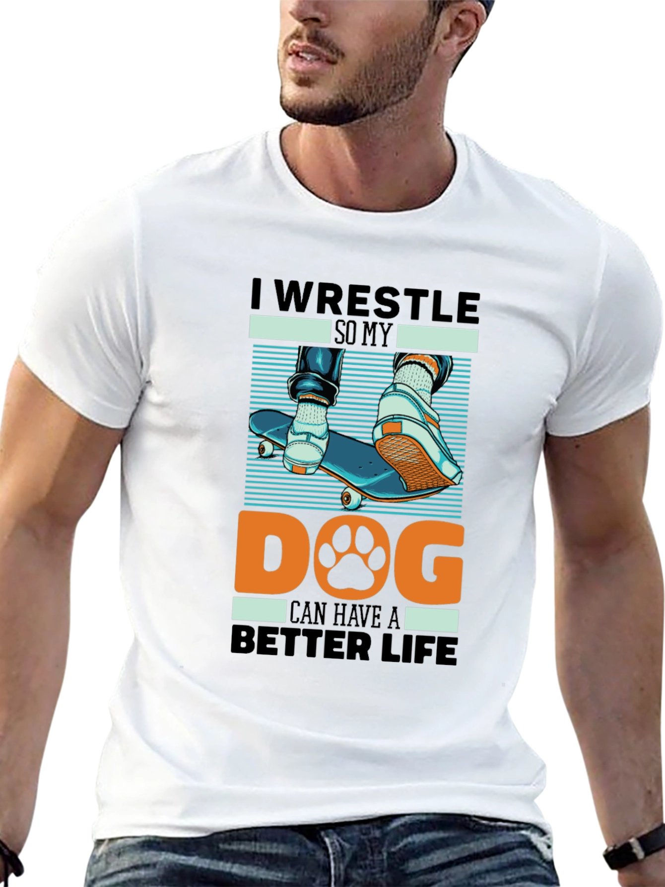 I Wrestle So My Dog T-Shirt