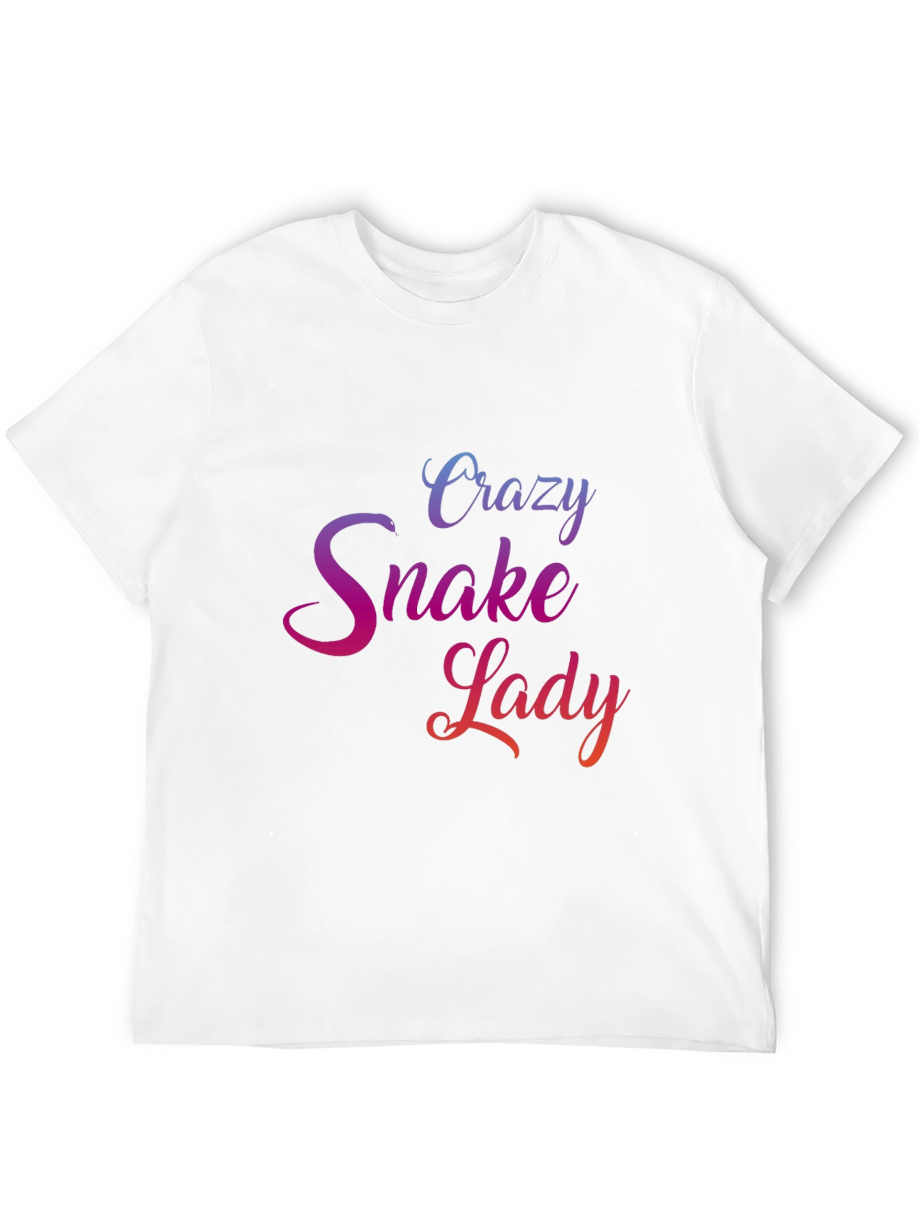 Crazy Snake Lady Graphic T-Shirt
