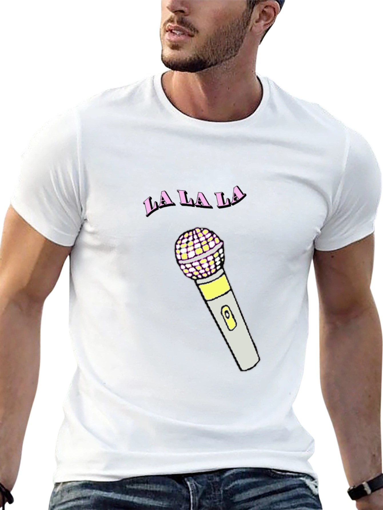 La La La Microphone Graphic Tee