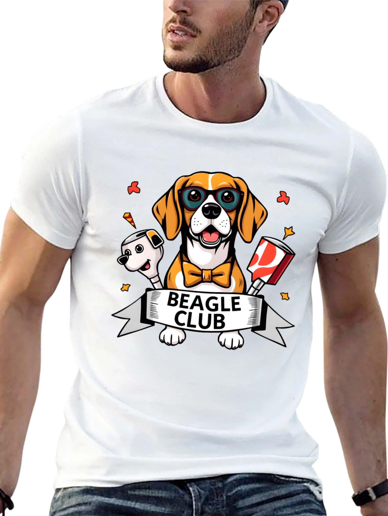 Beagle Club T-Shirt - Cute Dog Graphic Tee