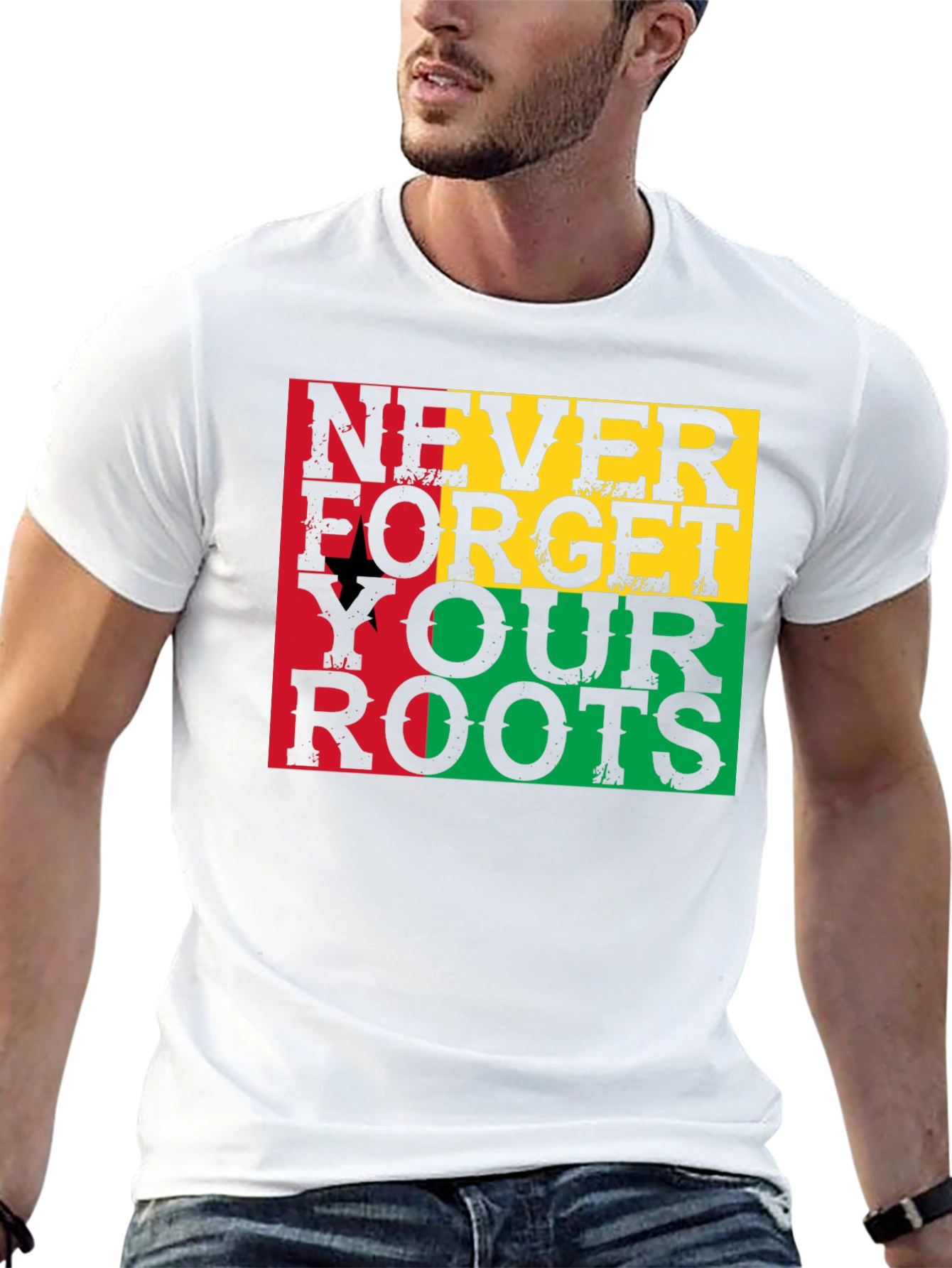 Rasta Roots T-Shirt - Never Forget Your Roots