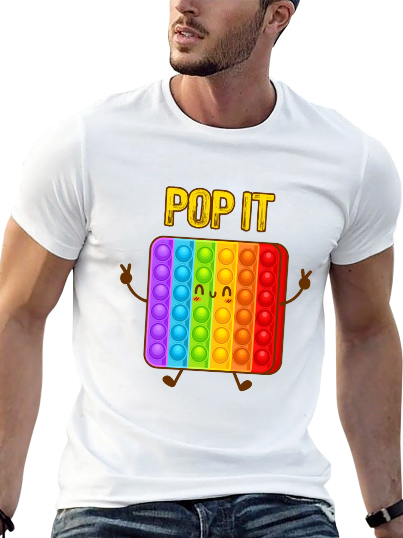 Pop It T-Shirt - Trendy Graphic Tee