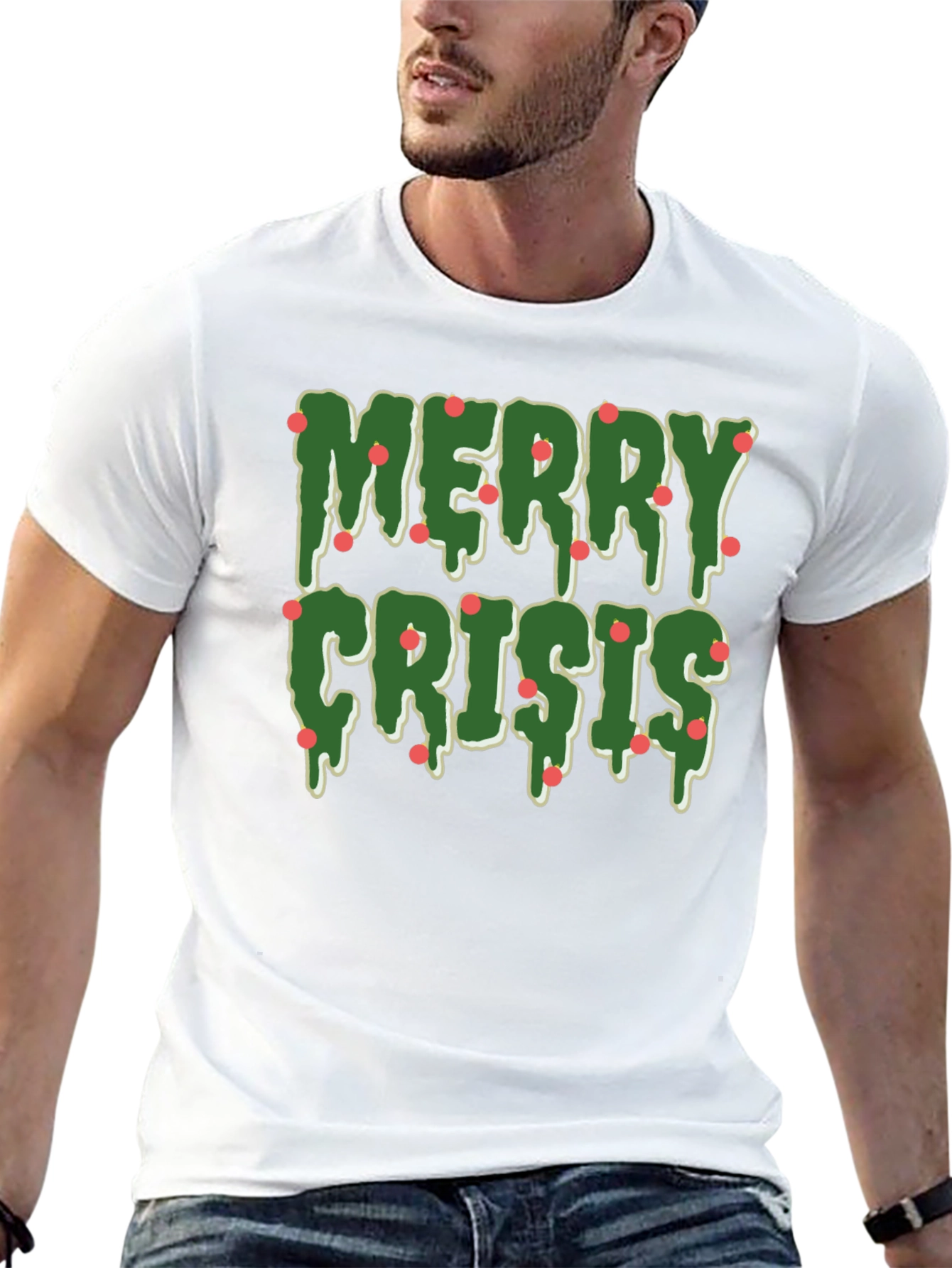 Merry Crisis Graphic T-Shirt