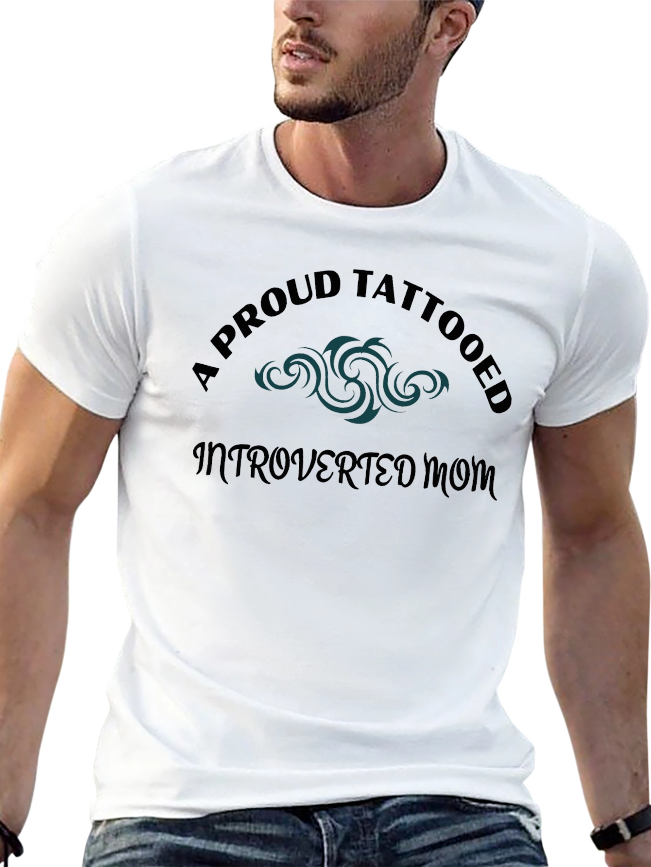 Tattooed Introverted Mom Graphic Tee