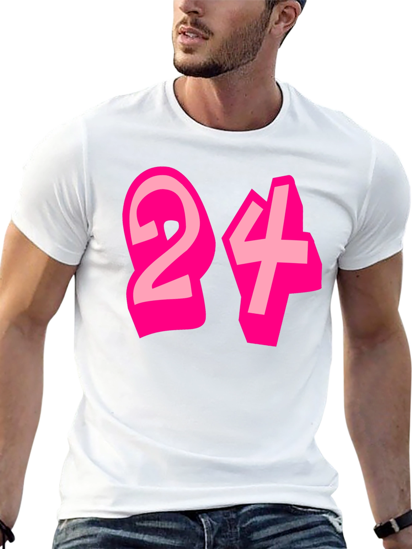 24 Graphic Tee - Bold & Fun Design