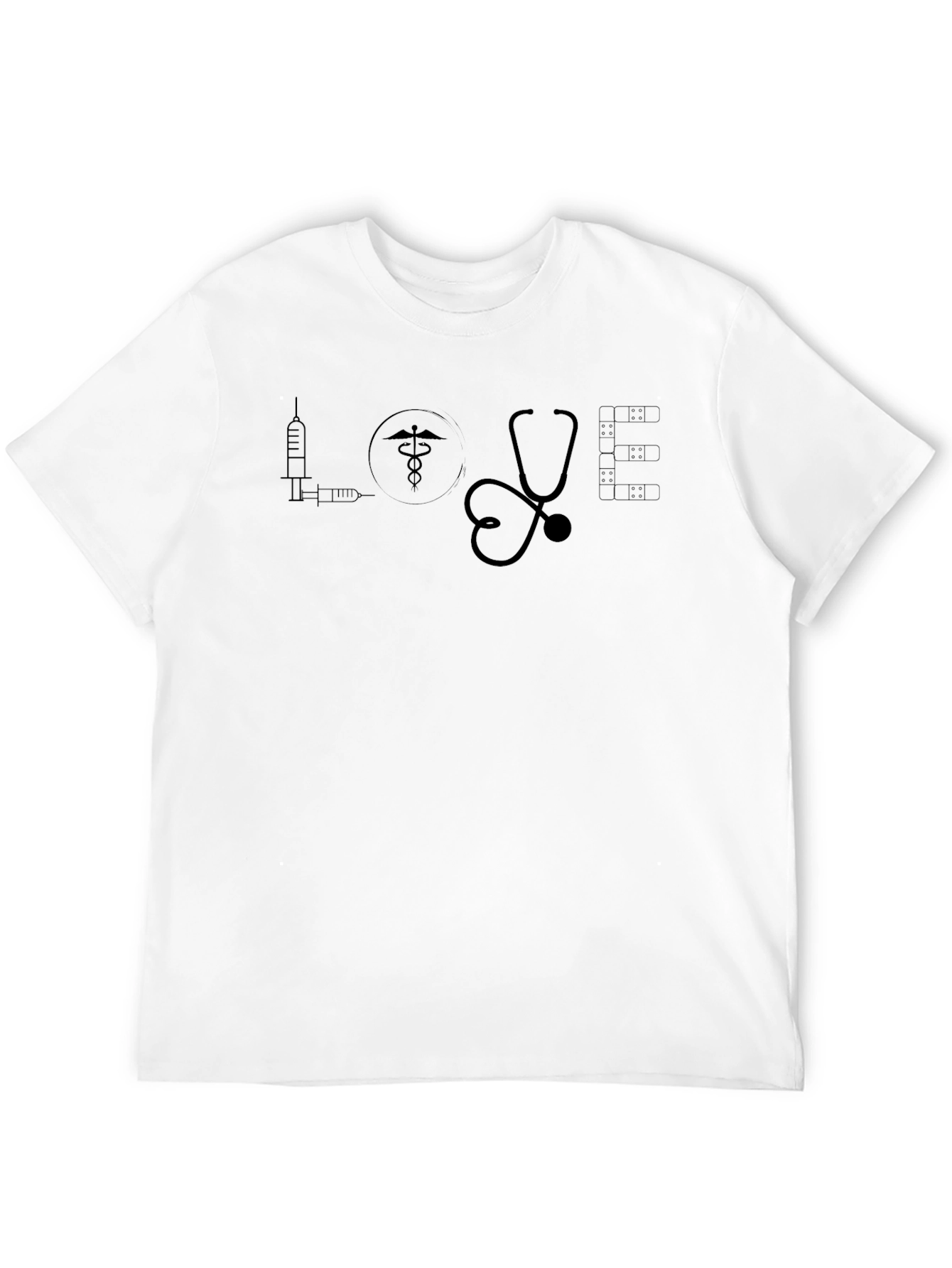 Love Healthcare Black T-Shirt