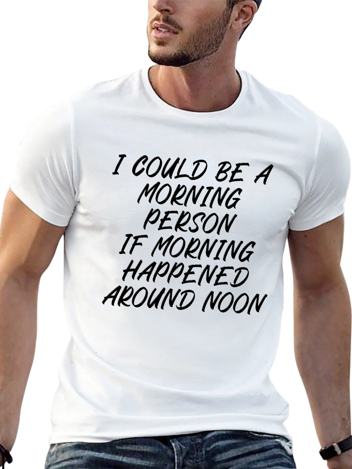Morning Person T-Shirt - Funny Slogan Tee