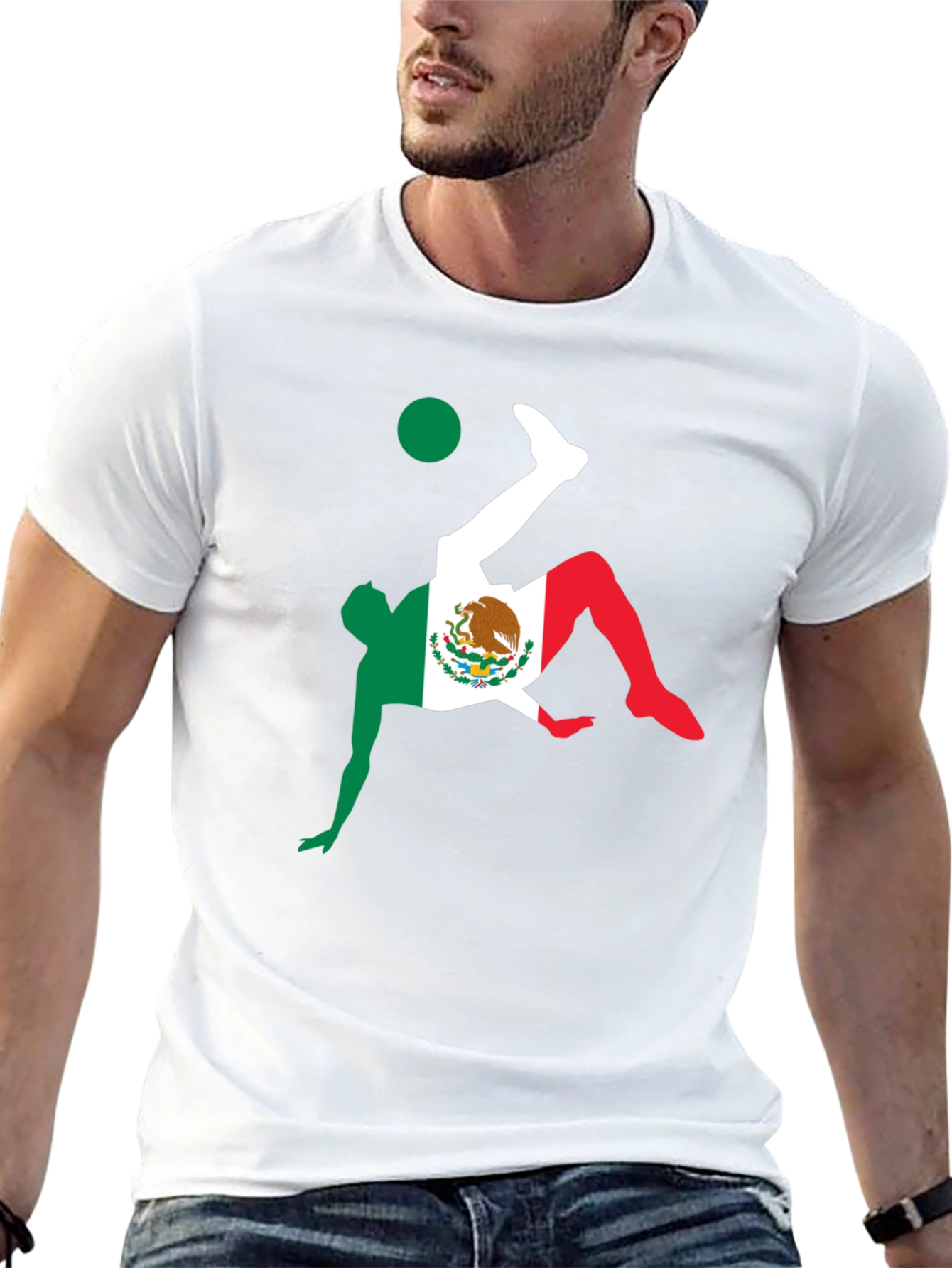 Mexico Soccer Graphic Tee - Black