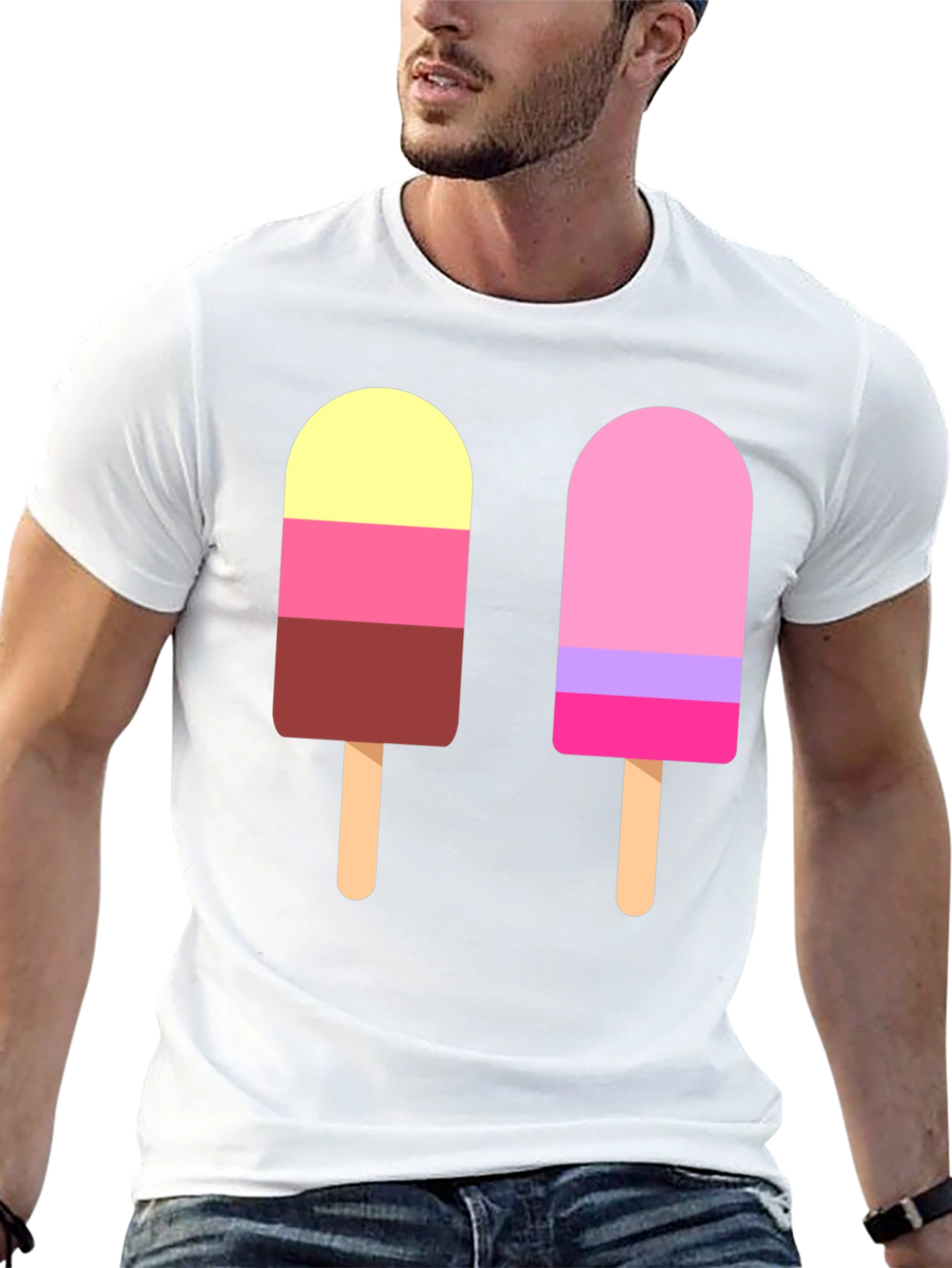 Ice Pop Graphic Tee - Summer Fun T-Shirt