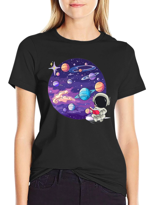 Astronaut Galaxy Graphic T-Shirt