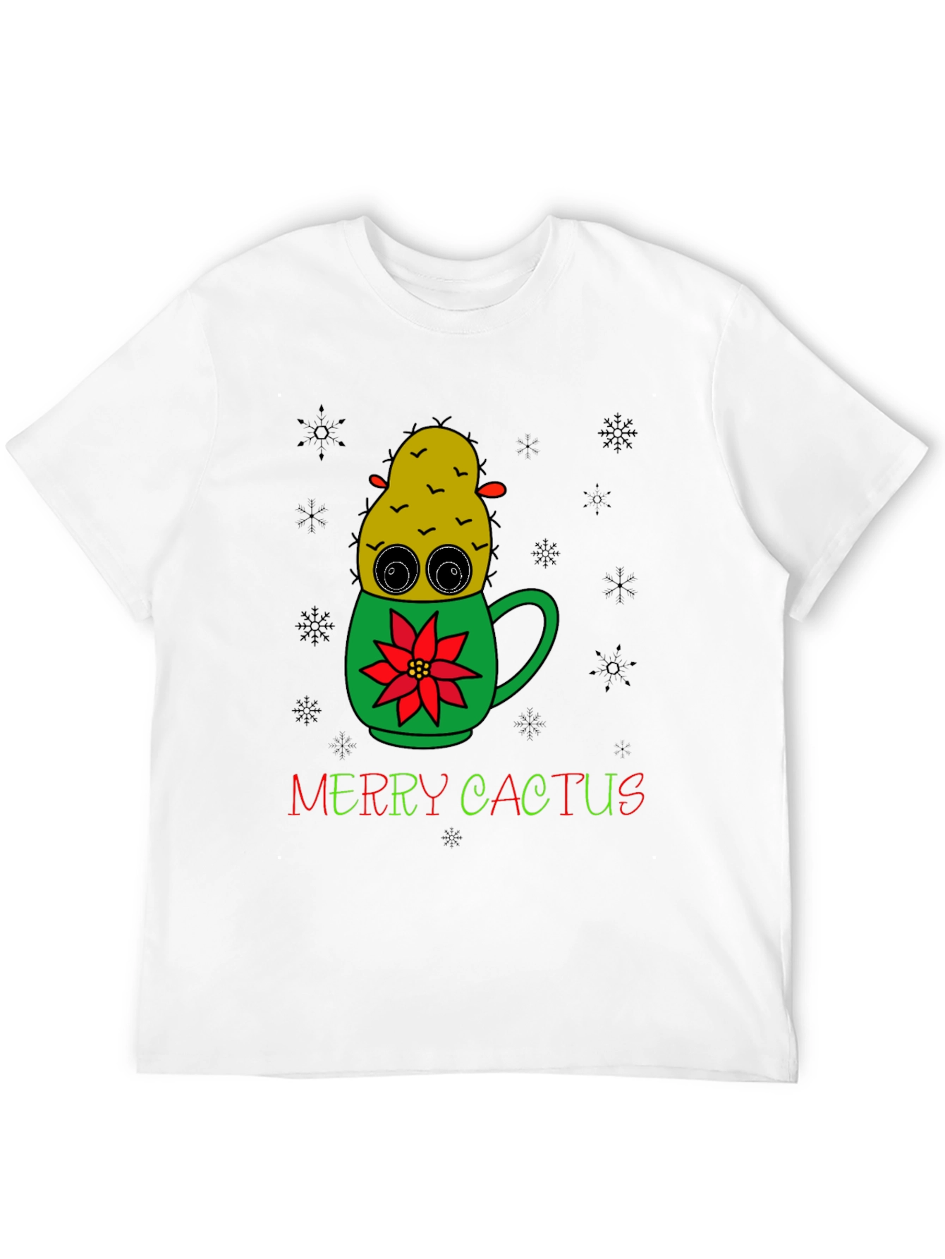 Merry Cactus Christmas T-Shirt