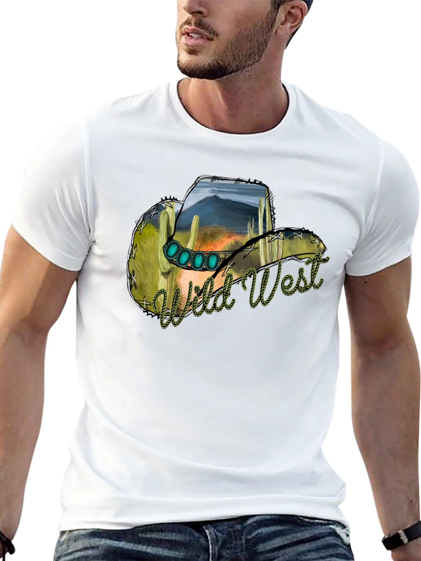 Wild West Cowboy Hat Tee