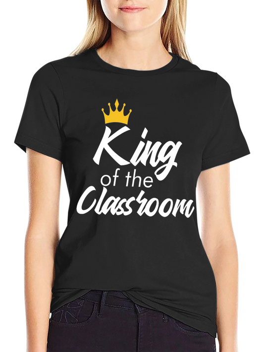 King of the Classroom Graphic T-Shirt - Black