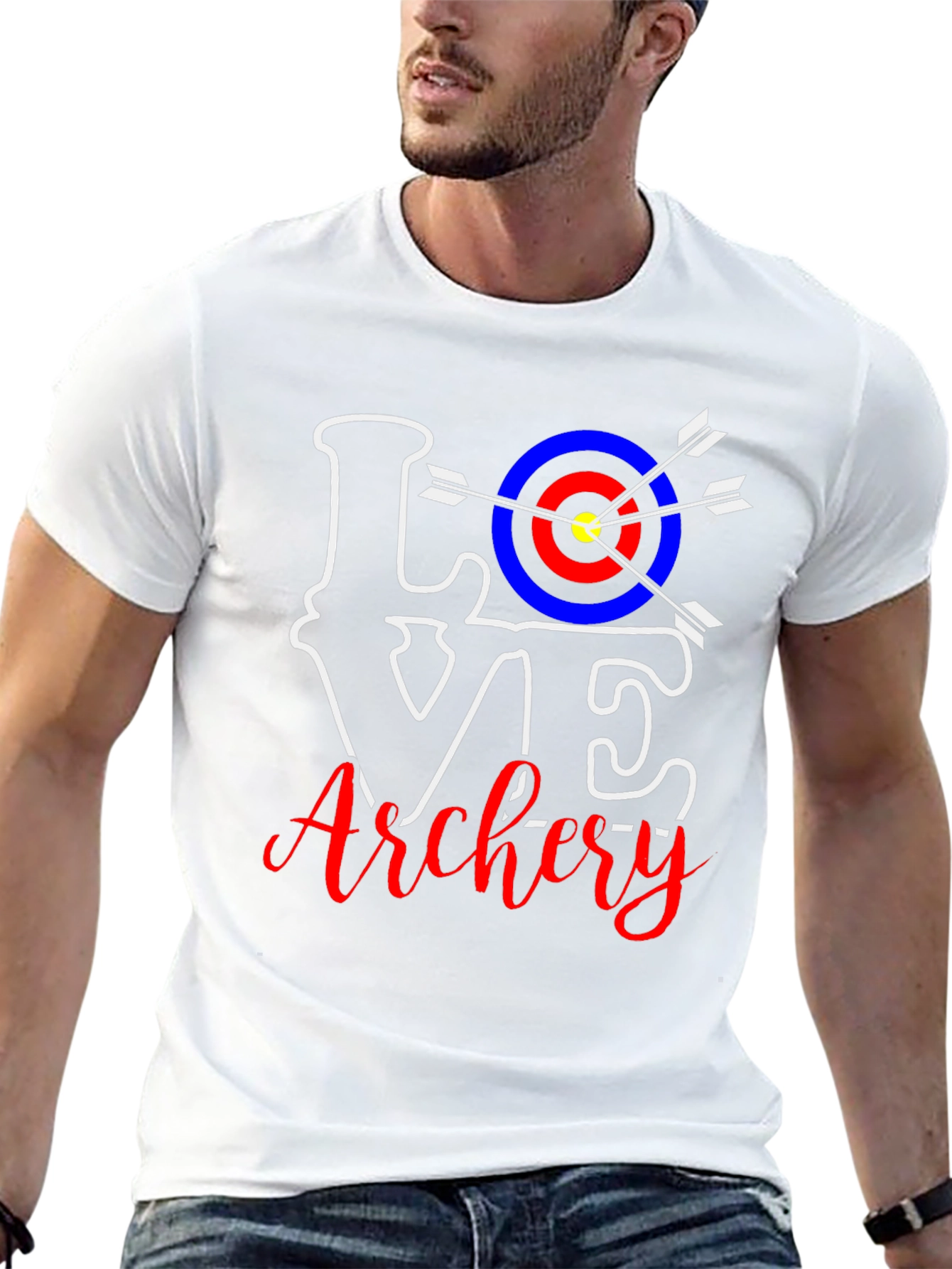 Love Archery Graphic T-Shirt - Unisex Black Tee