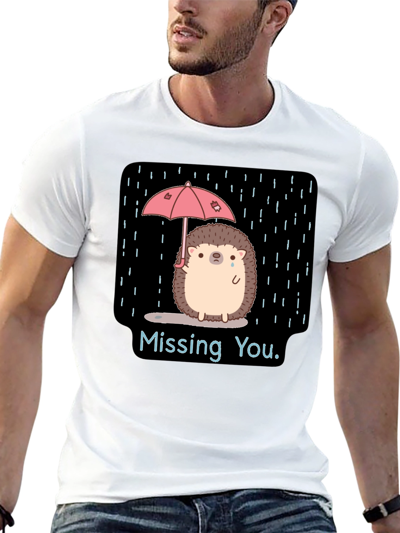 Missing You Hedgehog Tee