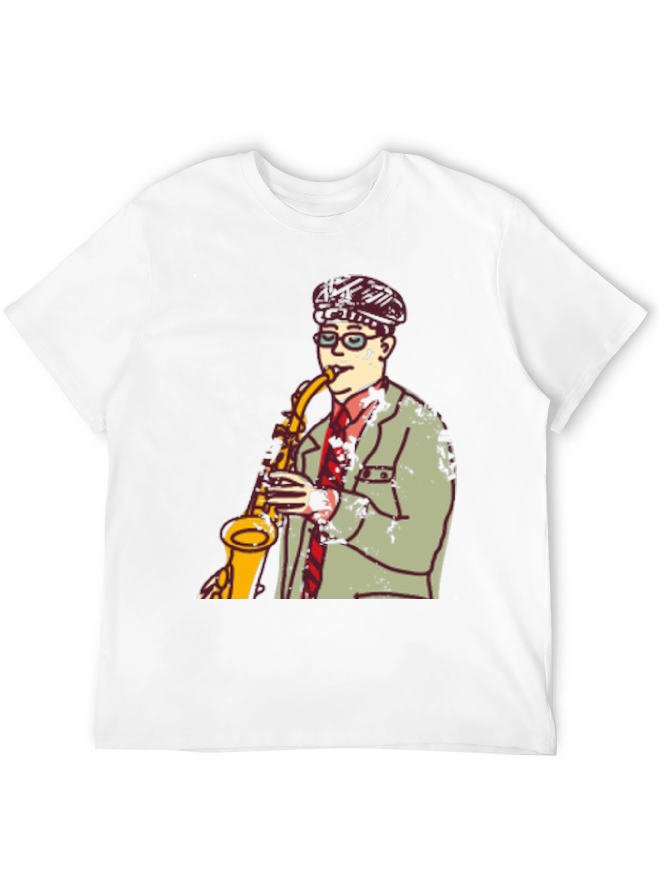 Saxophone Player Graphic Tee