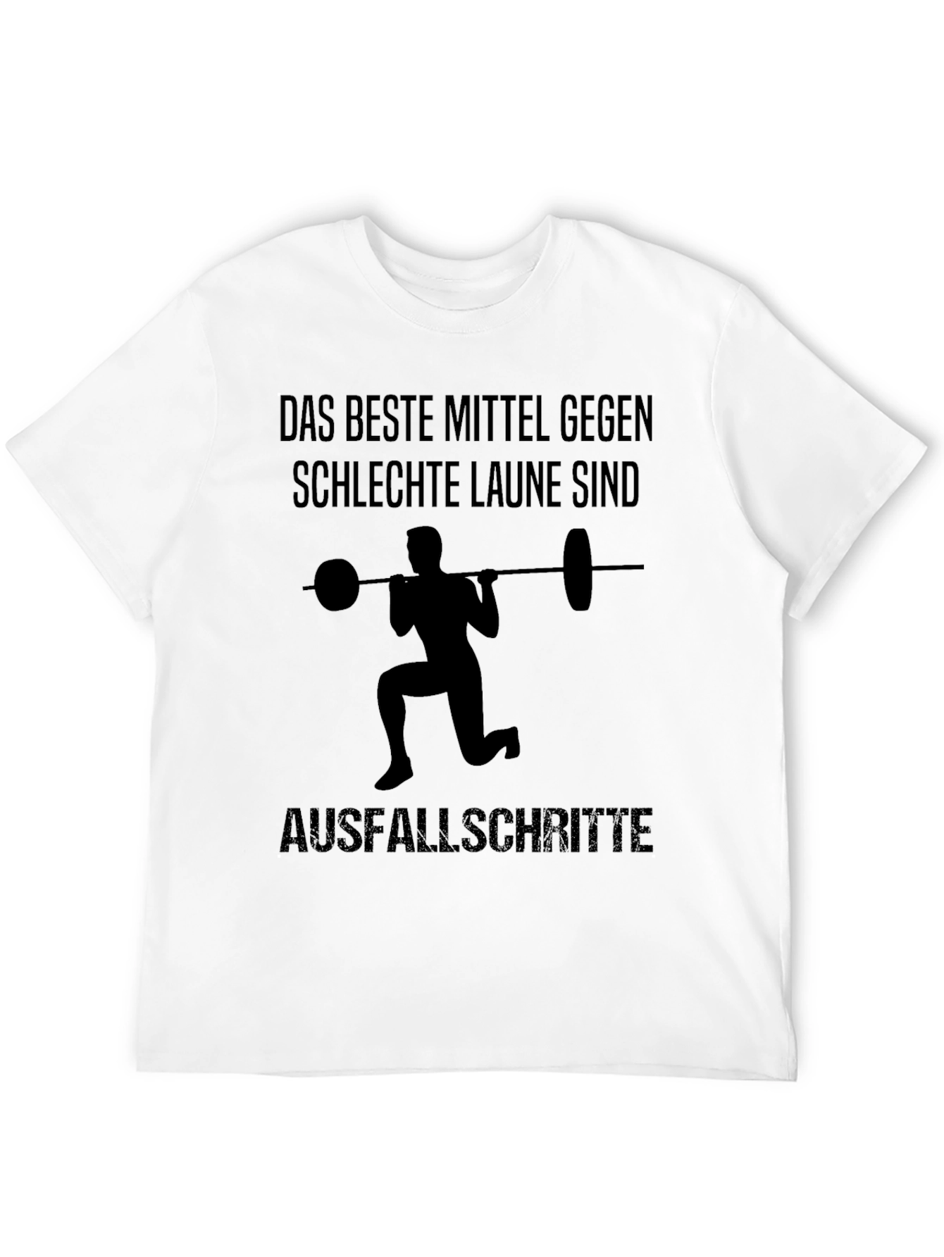 Humorous Weightlifting Tee - Good Mood Remedy