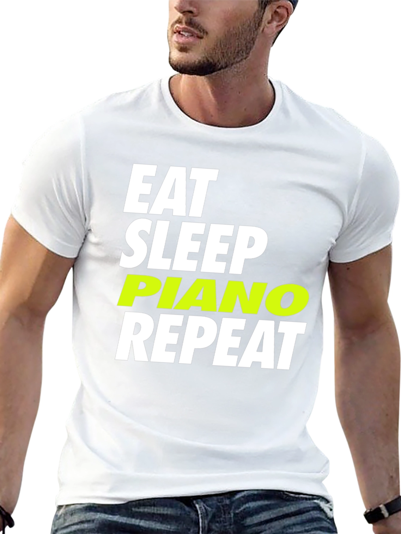 Eat Sleep Piano Repeat T-Shirt