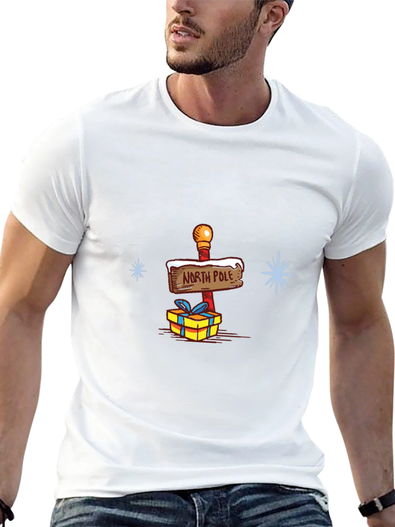 North Pole Gift T-Shirt - Holiday Cheer
