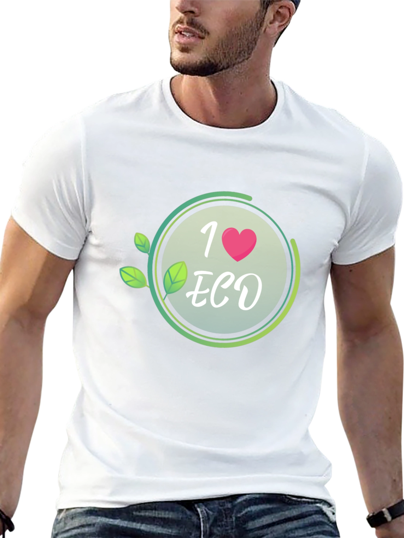 I Love Eco Graphic T-Shirt
