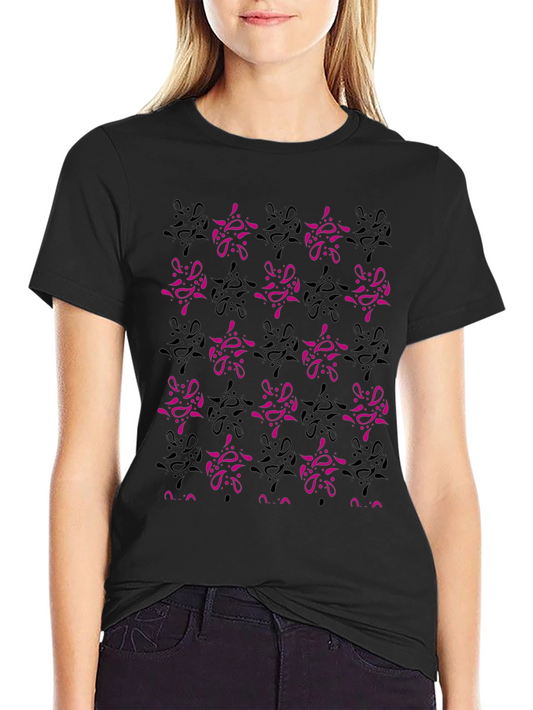 Abstract Paisley Pattern T-Shirt