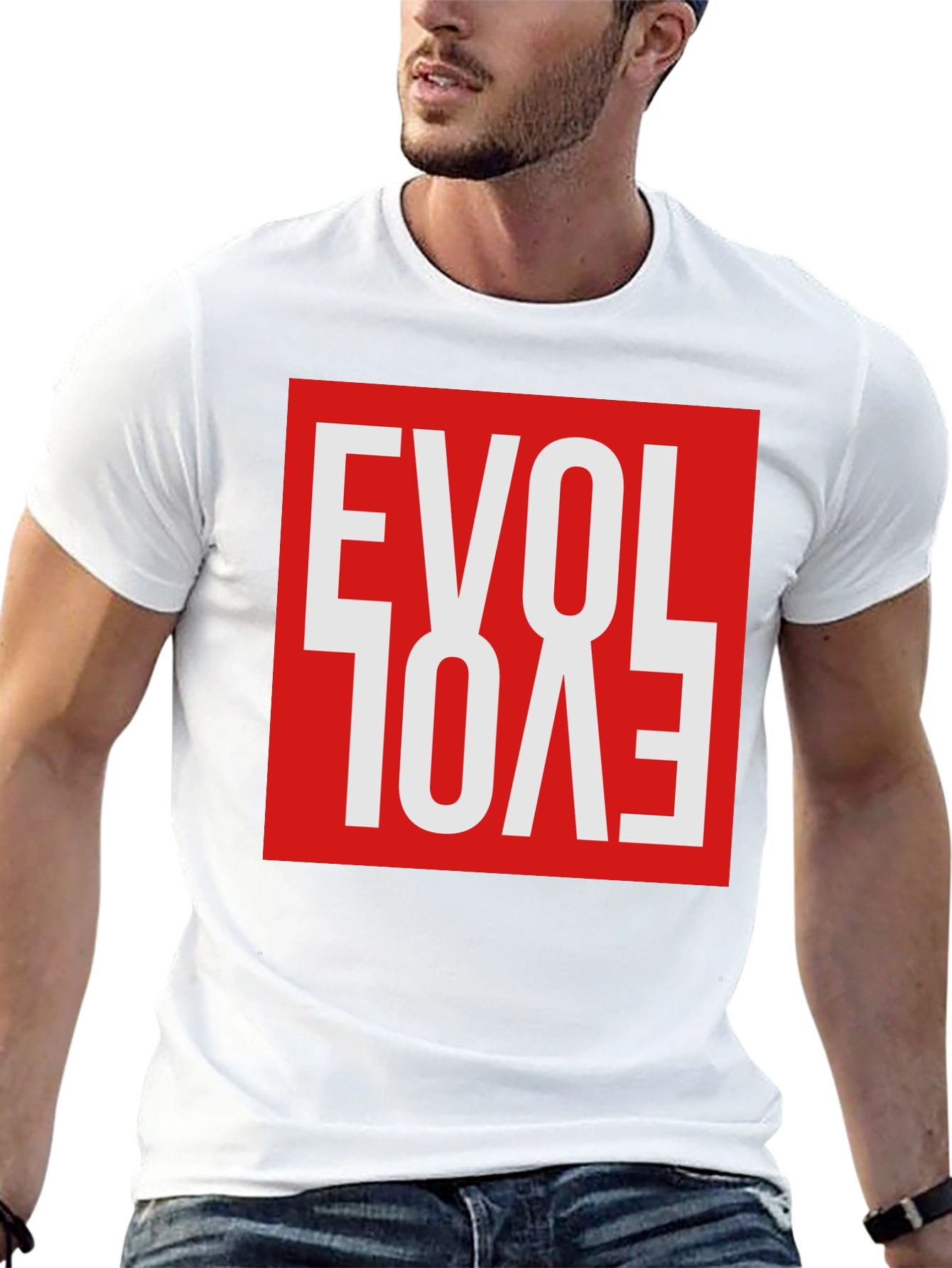 Evol Love Graphic Tee - Retro Style
