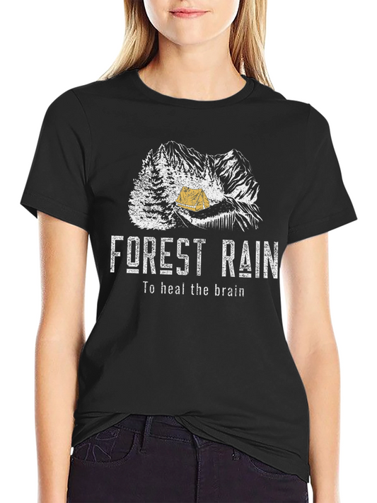 Forest Rain T-Shirt - Heal the Brain