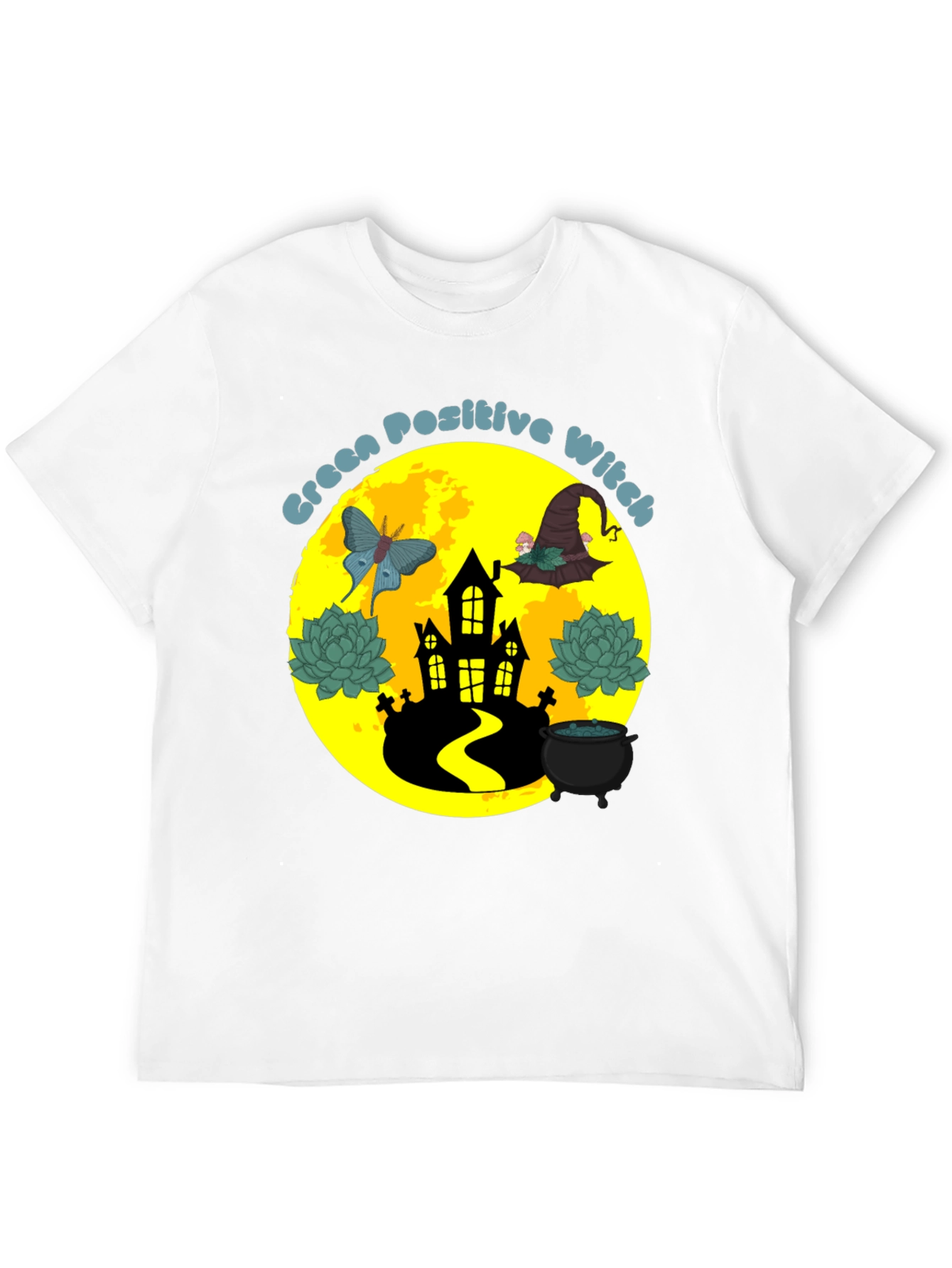Green Positive Witch T-Shirt