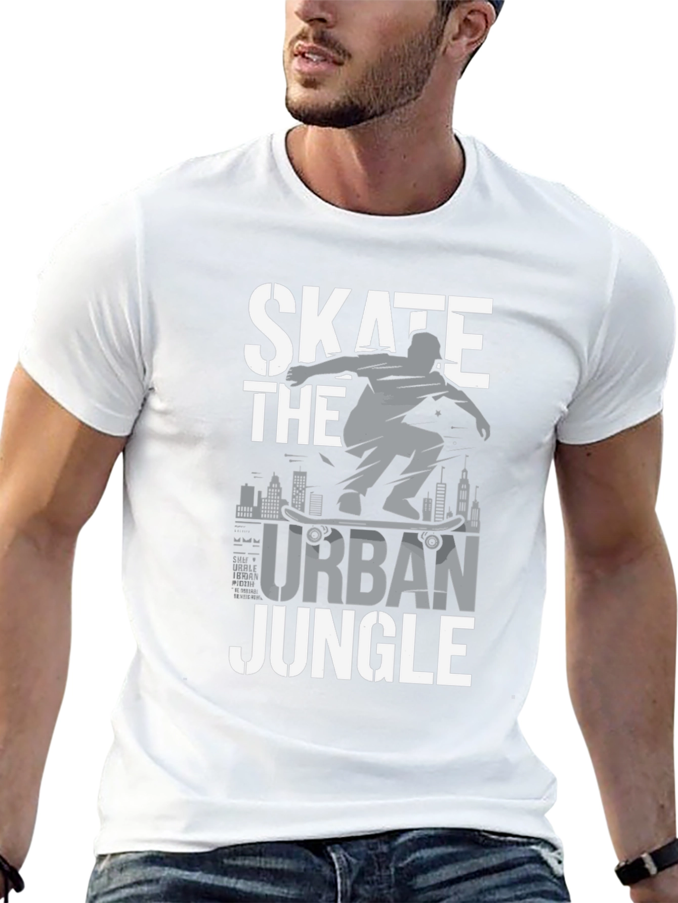 Skate the Urban Jungle Graphic Tee