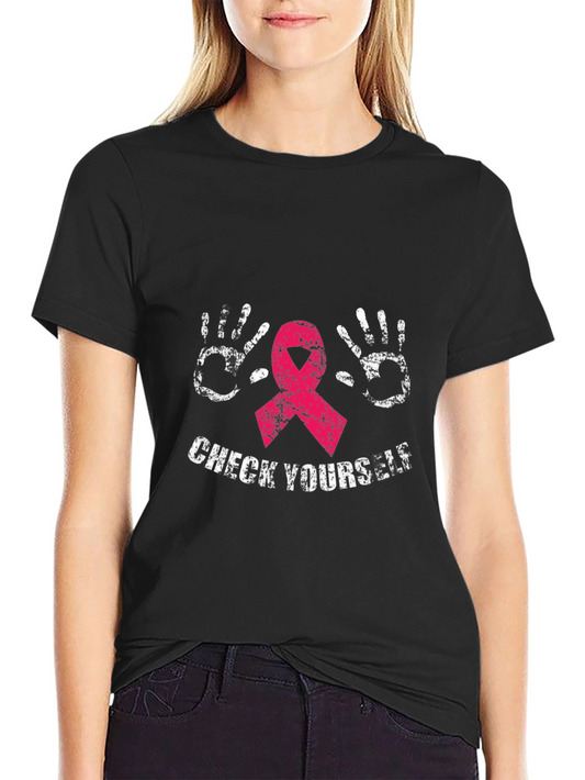 Breast Cancer Awareness T-Shirt - Check Yourself