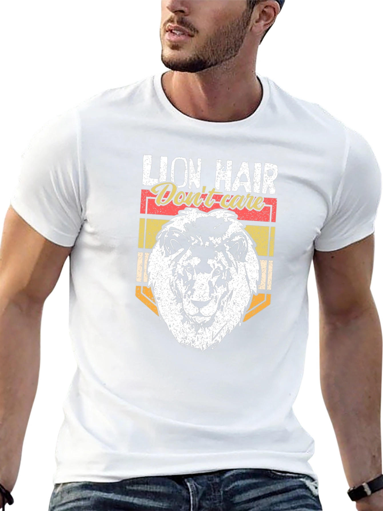 Lion Hair Dont Care Graphic Tee