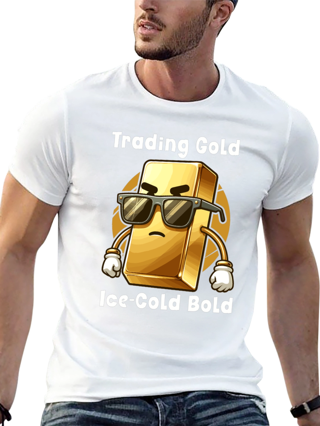 Trading Gold Tee - Ice-Cold Bold Style