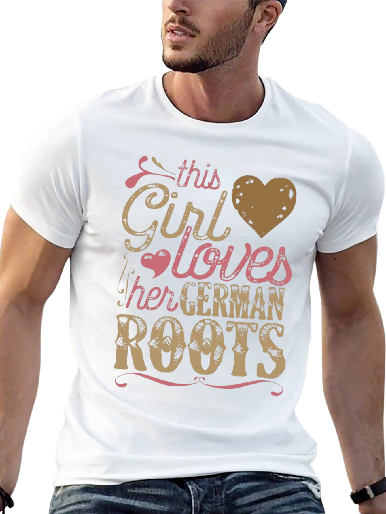 German Roots Girls T-Shirt - Black