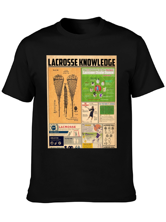 Lacrosse Knowledge Graphic Tee