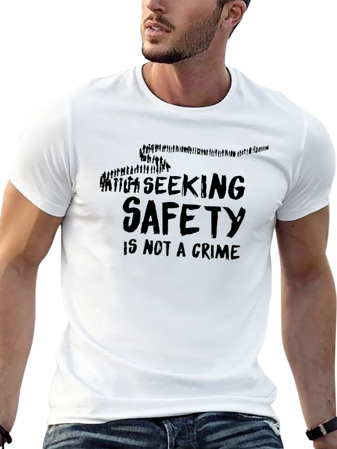 Seeking Safety Tee - Human Rights Awareness
